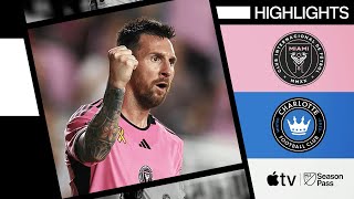 Inter Miami vs Charlotte FC  Messi Banger  Full Match Highlights  September 28 2024 [upl. by Skell]