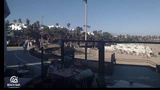 Webcam Lanzarote  Live Stream from the Beachbar in Costa Teguise [upl. by Margarete253]