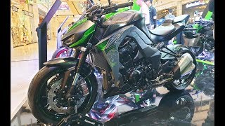 Kawasaki Z1000R  Black  Gray  Green [upl. by Shrier]