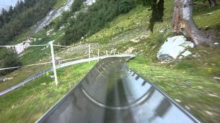 Toboggan run Grindelwald [upl. by Nena]