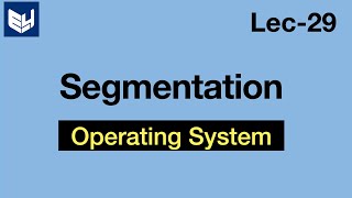 Segmentation  Introduction  OS  Lec29  Bhanu Priya [upl. by Henriha272]