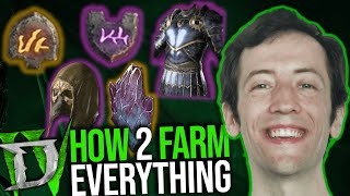 Diablo 4  HOW TO FARM EVERYTHING IN SEASON 6 [upl. by Nelrsa]