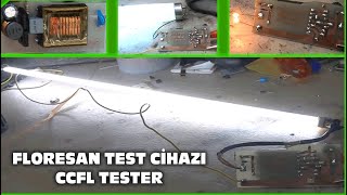 Floresan lamba çalıştırma ve test cihazı  CCFL fluorescent tester [upl. by Etteloc378]