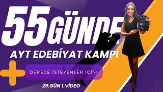 55 GÜNDE AYT EDEBİYAT KAMPI  MİLLİ EDEBİYAT ROMANI  29GÜN 1VİDEO [upl. by Ade]