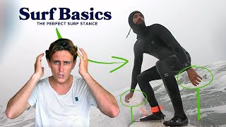 How To Surf For Beginners  Surf Stance [upl. by Whitby]