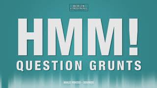 Hmm SOUND EFFECT Question Grunts  Hmmm SOUNDS Male Grunts SFX Thinking SOUND EFFECT [upl. by Citron752]