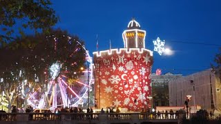 Le marché de noël Perpignan 2023 Christmas market in France [upl. by Oakes789]