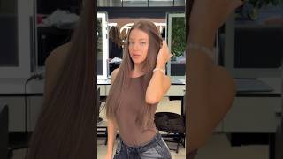 How to straight hair ✂️ happy straighthair longhair [upl. by Thelma]