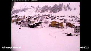 MorschachStoos webcam time lapse 20112012 [upl. by Ayotal519]