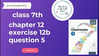 class 7 math chapter 12 practical geometry [upl. by Segalman425]