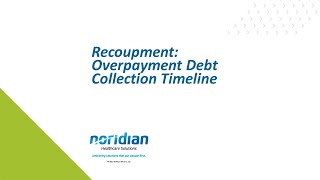 Recoupment Overpayment Debt Collection Timeline [upl. by Lleryd]