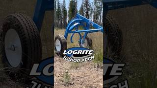 Moving Logs with a Log Arch logs logging logrite firewood logstolumber wood madeinusa [upl. by Calloway]