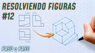 📐 3 EJERCICIOS de PERSPECTIVA Isométrica RESUELTOS ✒️  MelganniaTV [upl. by Rudolf]