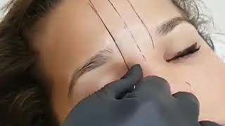 Eyebrow Mapping Tutorial for Eyebrow Microblading  Tattoo  Powder Brows  Renuka Krishna [upl. by Yeca]