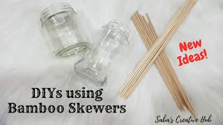 Unbelievable Bamboo Skewer Crafts that Will Blow Your Mind🤩 [upl. by Seiber]