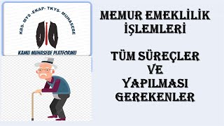 MEMUR EMEKLİLİK İŞLEMLERİ [upl. by Edina]