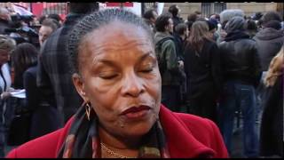 1er tour  La réaction de Christiane Taubira [upl. by Sorcha]