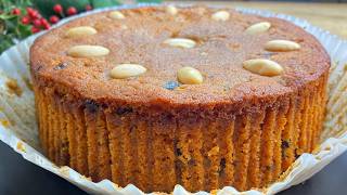 Easy Fruit Cake Recipe 🎄 Christmas Cake Recipe Simple and Quick Mincemeat Cake [upl. by Akirre]