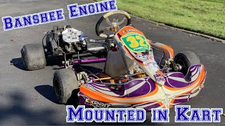 Mounting The Crazy Engine On My Shifter Kart Part 2 [upl. by Na]