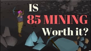 What to Expect at 85 Mining  One Hour Test  Money Making OSRS 2017 [upl. by Porche]