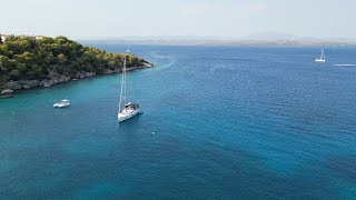 Zogeria Spetses Aerial Footage Stunning Greek Island Views spetses greekisland drone greece [upl. by Henebry]