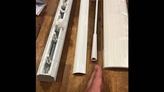 Vertical blind  how to install [upl. by Inahpets719]