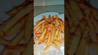 Trying Viral French Fries Recipe🔥😳 Shorts Shortsfeed frenchfries Fries Rain chipsrecipe [upl. by Kcirre]