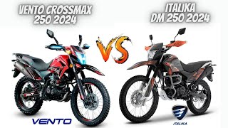 Nueva Vento Crossmax 250 2024 Vs Italika Dm 250 2024😱  ¿Cuál elegirías😬 [upl. by Nellac]