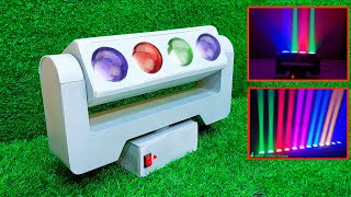 RGB Moving light  How to Make Dj Sharpy light from PVC Pipe [upl. by Belding]