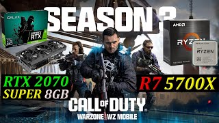 RYZEN 7 5700X  RTX 2070 SUPER 8GB  WARZONE 30  SEASON 3 Competitive Settings 1080p [upl. by Llain727]