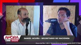 El Secretario de Hacienda del municipio Daniel Acuña en Ahora o Nunca [upl. by Clyve]