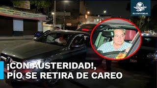 Se retira Pío López Obrador de careo con Loret en un MercedesBenz [upl. by Leahcir11]