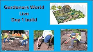 Gardeners World Live build day 1 [upl. by Aelaza424]