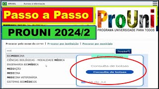 Prouni 20242  Consulte as bolsas  Prouni 2024 Consulta de vagas Prouni 2024 [upl. by Sydelle464]