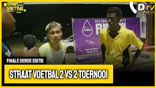 ⚽ Tjieng Goal Straat voetbal 2vs2 Toernooii 3de editie Finale Suriname [upl. by Enrobyalc]