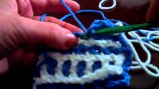 Interlocking Crochet™  4 dcif or Front Stitch [upl. by Elga]