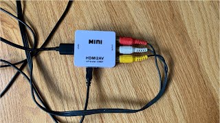 How to Convert HDMI to AV  HDMI2AV Setup [upl. by Hoffmann]