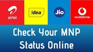 How To Check MNP Status Online  Know Your Porting Status  Mobile Number Portability [upl. by Namurt]