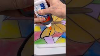 Faux stained glass technique tutorials beginnerfriendly tipsandtricks [upl. by Abrams]