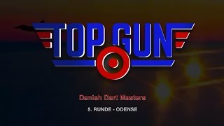 Dart  Top Gun 5 runde  Danish Darts Masters Odense [upl. by Anirb]