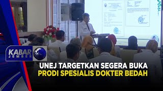 UNEJ TARGETKAN SEGERA BUKA PRODI SPESIALIS DOKTER BEDAH  KABAR JEMBER [upl. by Gerbold]