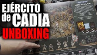 🔥 CADIA RESISTE  Caja de Ejército de ASTRA MILITARUM unboxing [upl. by Akinej]