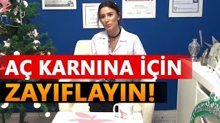 Aç karnına ne içilirse zayıflatır Diyetisyen Burcu ASLAN [upl. by Westland]