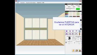 Programa Software Diseño Armarios Empotrados Closets Muebles Dormitorios Vestidores Imor22 [upl. by Htes233]