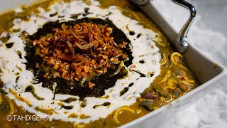 HowTo Persian Herbs and Noodle Soup quotAsh Reshteh آش رشتهquot Under the snow [upl. by Fidellia]