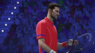 ATP TIEBREAK TENNIS  Alcaraz With a Perfect Game vs Djokovic [upl. by Mandy]