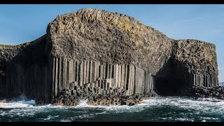 Fingals Cave With Music On Visit To Island Of Staffa Inner Hebrides Scotland [upl. by Myrle652]