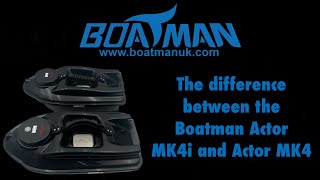 The difference between the Boatman Actor MK4 amp MK4i bait boats [upl. by Olram]