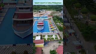 BOAT in a POOL Beach Resort in Cebu Philippines beachresort shorts ytshorts shortsvideo [upl. by Hgieliak]