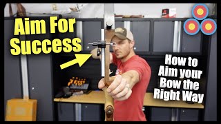 3 Details on Aiming in Archery  How To Aim a Bow the Right Way [upl. by Notyad626]